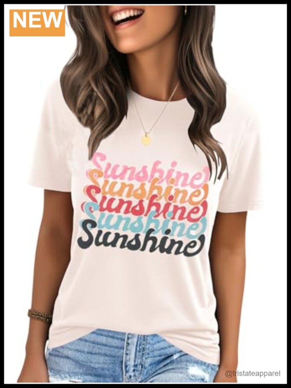 Vintage Graphic Crew Neck Short Sleeve T-Shirt Tri-Blend